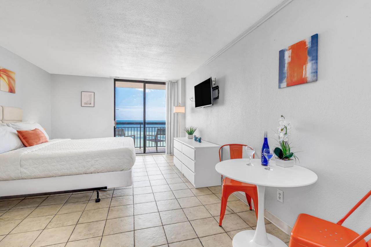 Beachfront Romantic Studio Escape W Perfect View 1212 マートルビーチ エクステリア 写真
